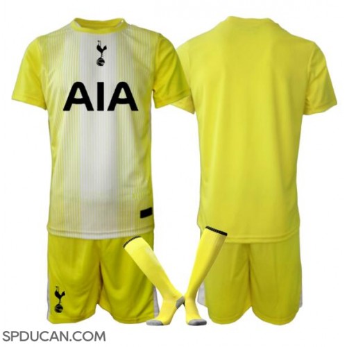 Dječji Nogometni Dres Tottenham Hotspur Golmanski Rezervni 2025-26 Kratak Rukav (+ Kratke hlače)